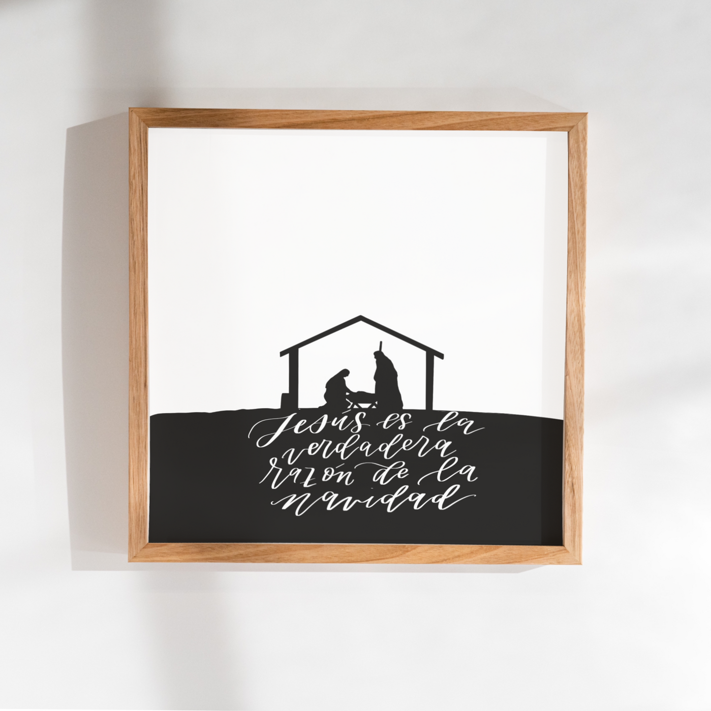 Jesús es la verdadera razón de la Navidad, Ilustraciones para tu hogar.