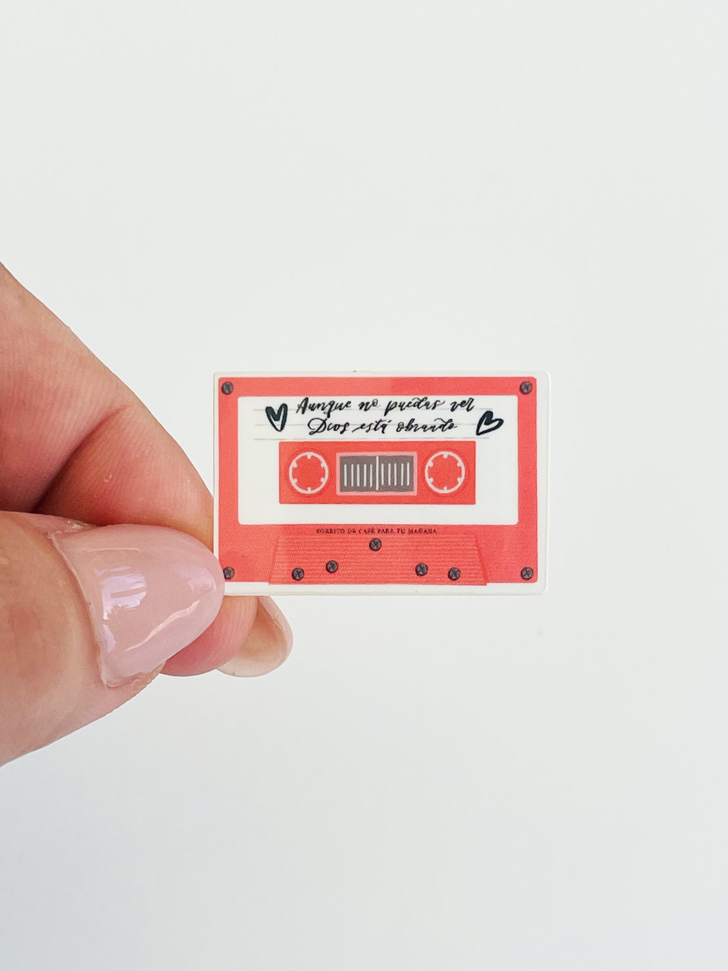 Mini Sticker, Aunque no puedas ver Dios está Obrando