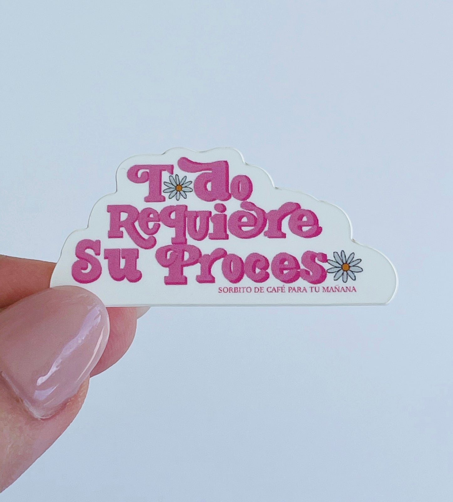 Mini Sticker Todo requiere su Proceso