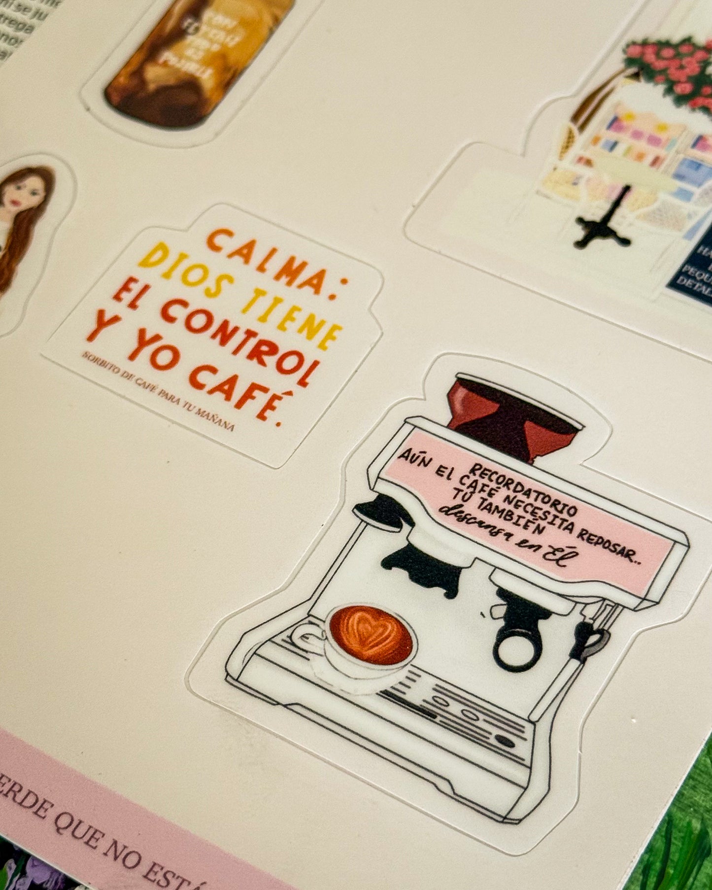Sticker de café