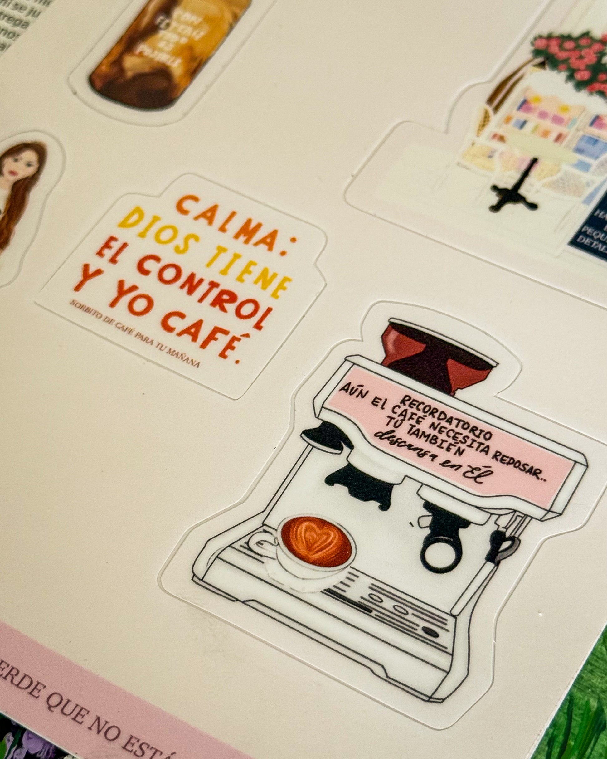 Sticker de café