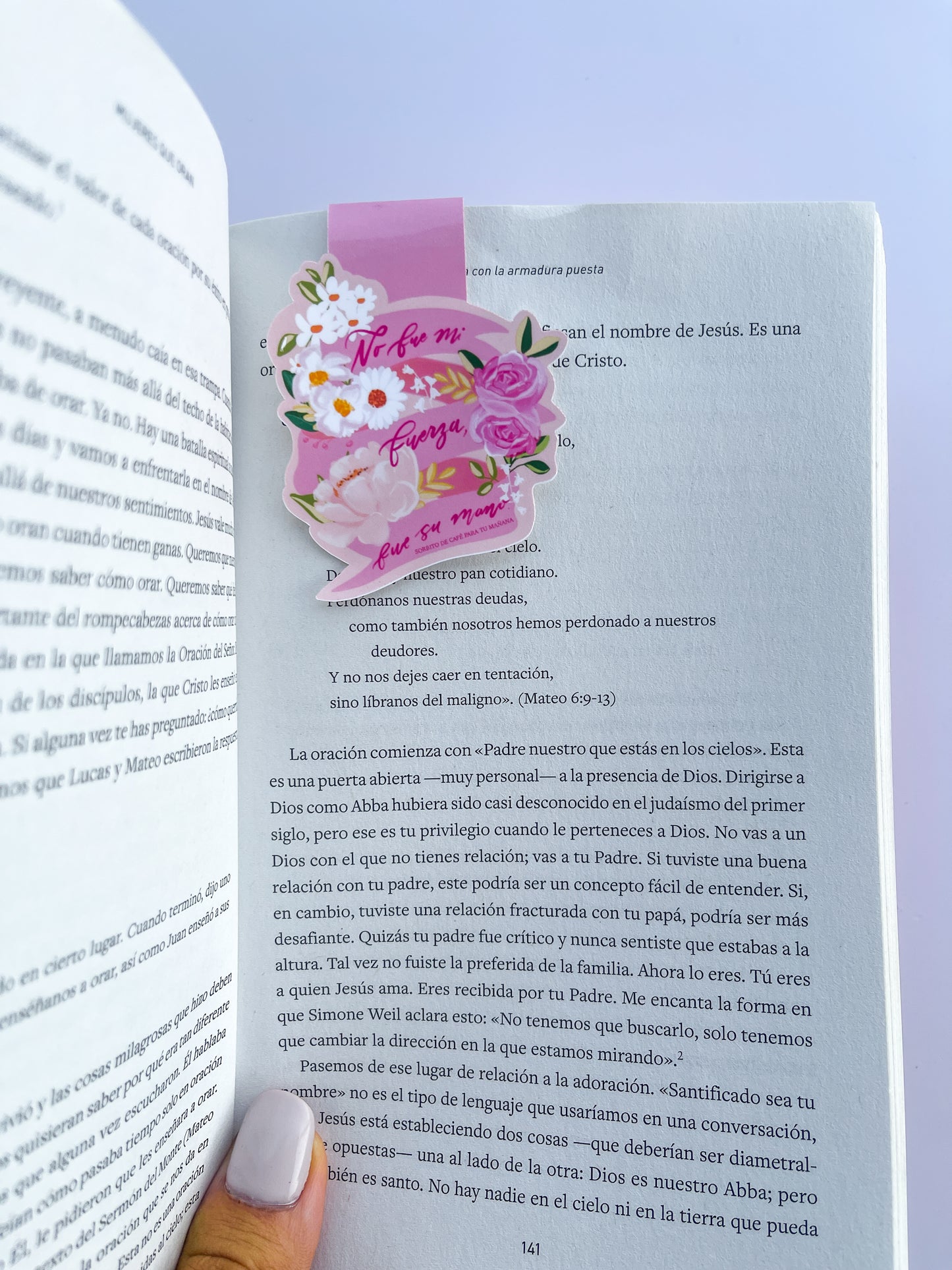 Marcador Magnético  No fue mi fuerza, fue su mano.
