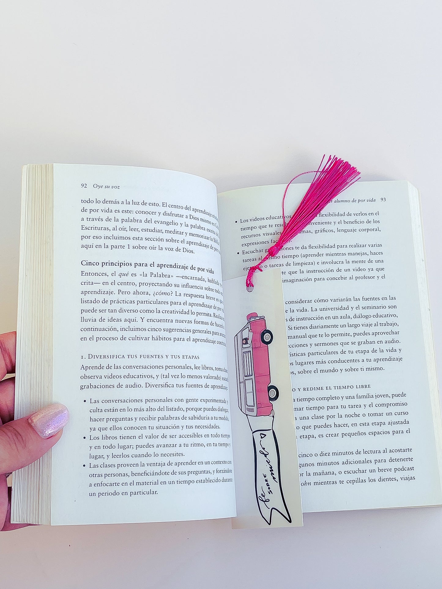 Marcador de Libros, FE sobre Miedo.