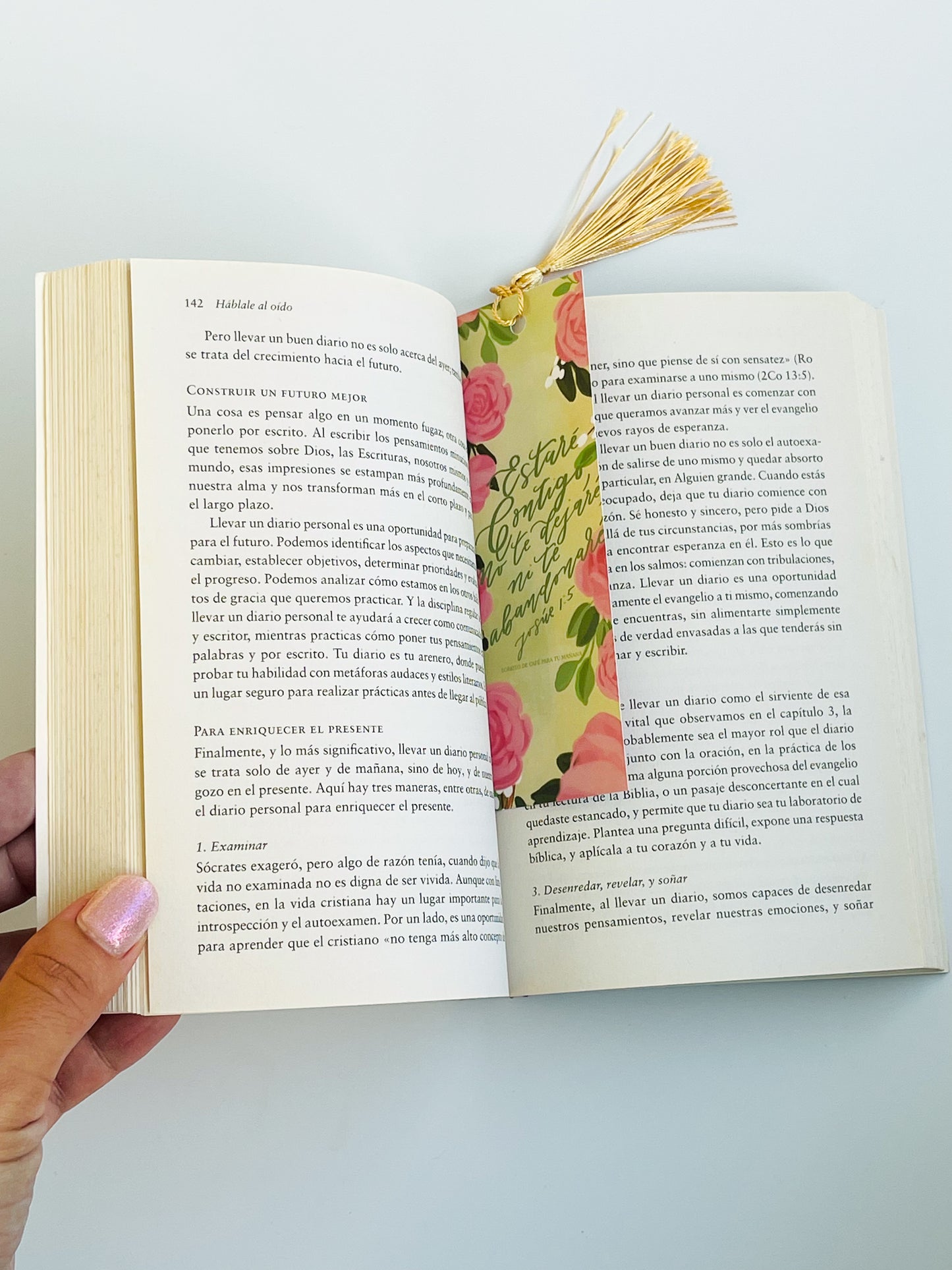 Marcador de Libros, Estaré contigo no te dejaré, ni te abandonaré.