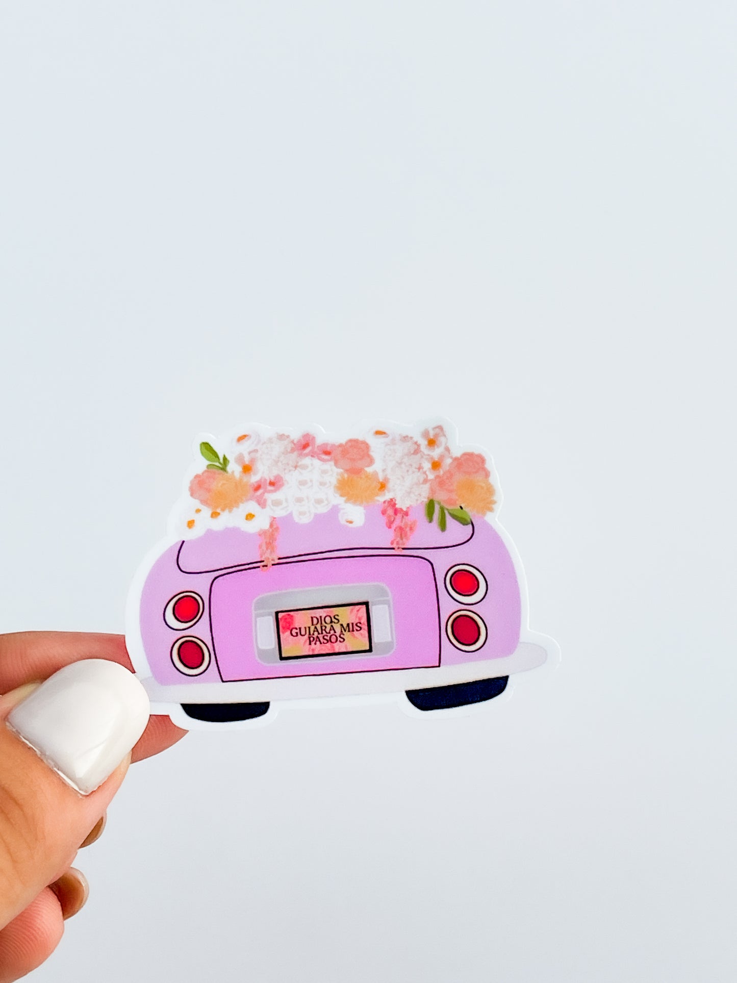 Sticker, Dios guiara mis pasos.