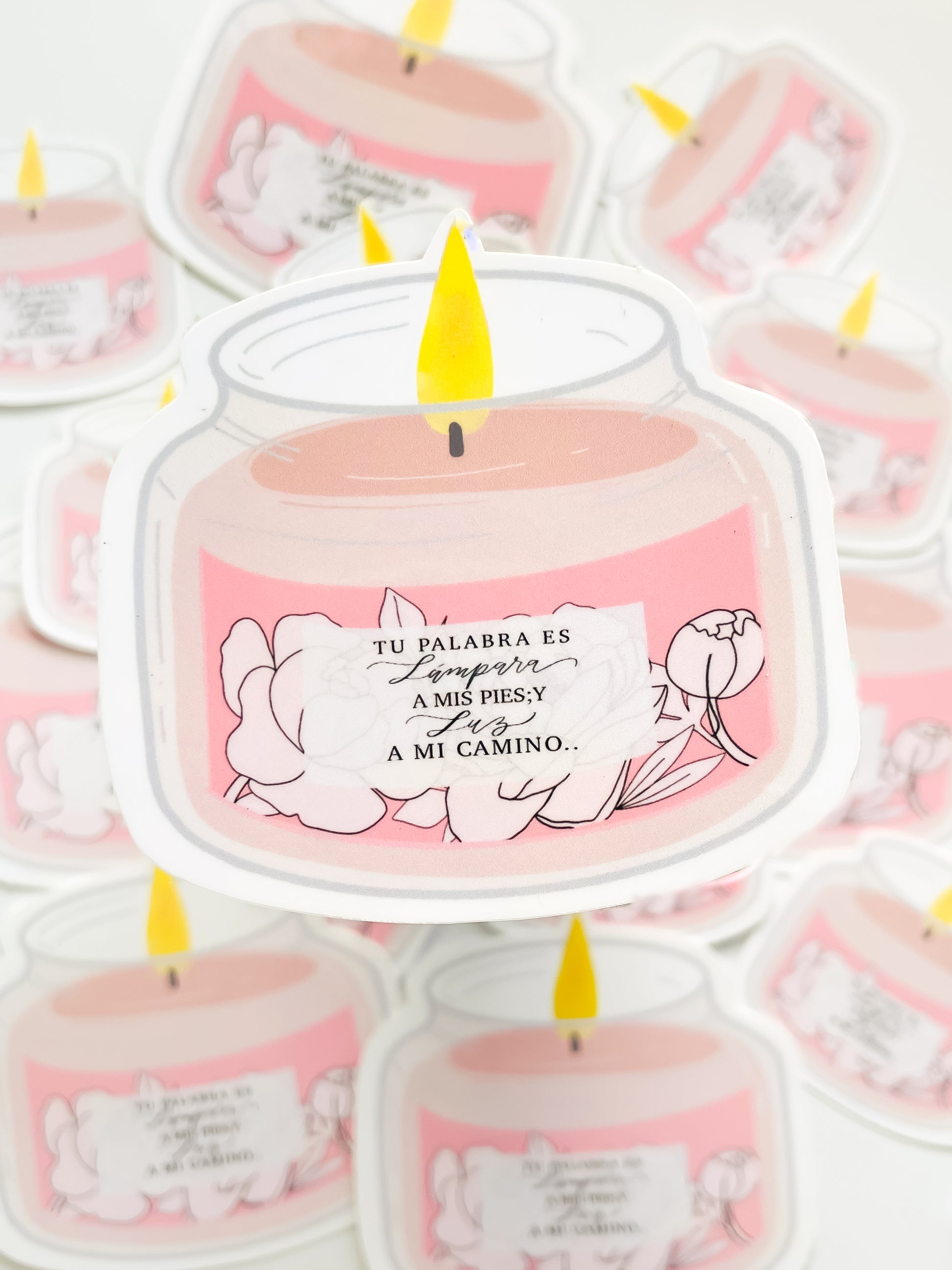 Tu palabra es lampara a mis Pies , y luz en mi camino. Stickers