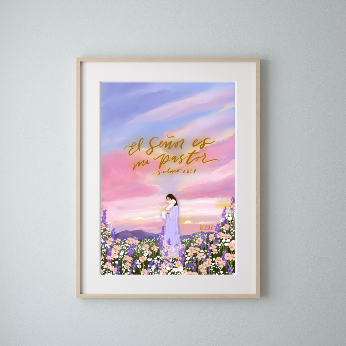 Ilustración Gráfica, ÉL Señor es mi Pastor
