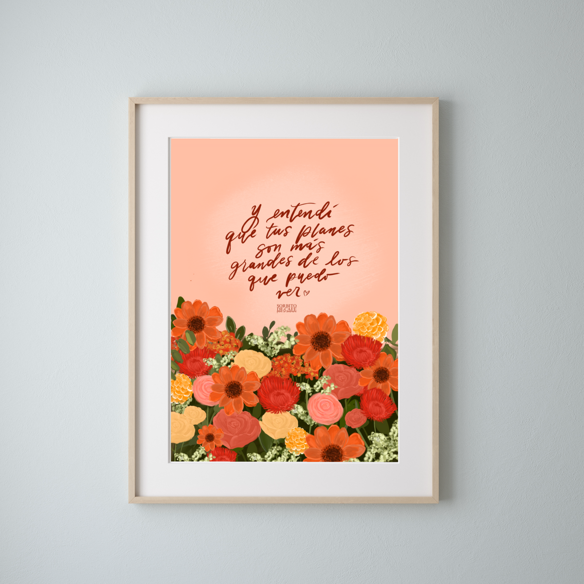 Arte Gráfico, Tus Planes son más Grandes de los que pueda Ver.